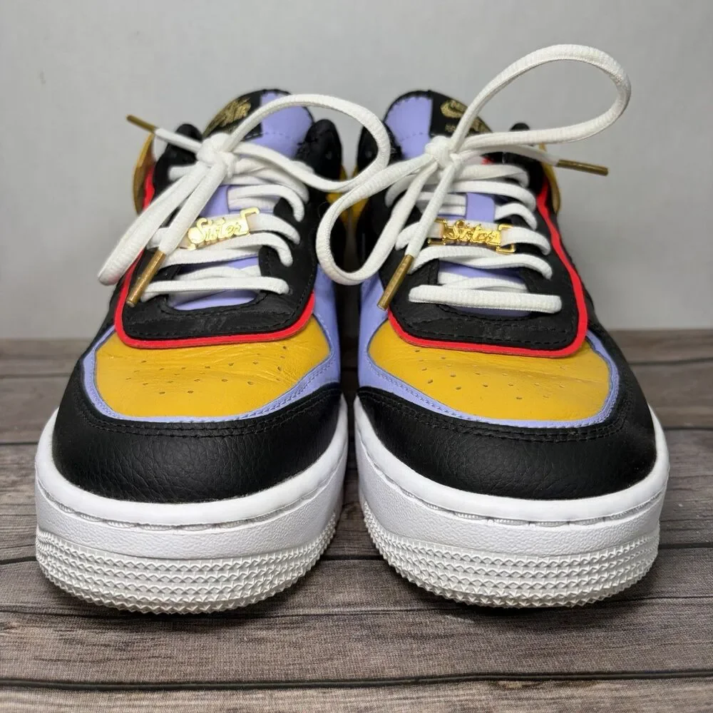 Nike Air Force 1 Low Shadow Sisterhood Dark Sulfer Sneakers Womens 7 DO6114-700